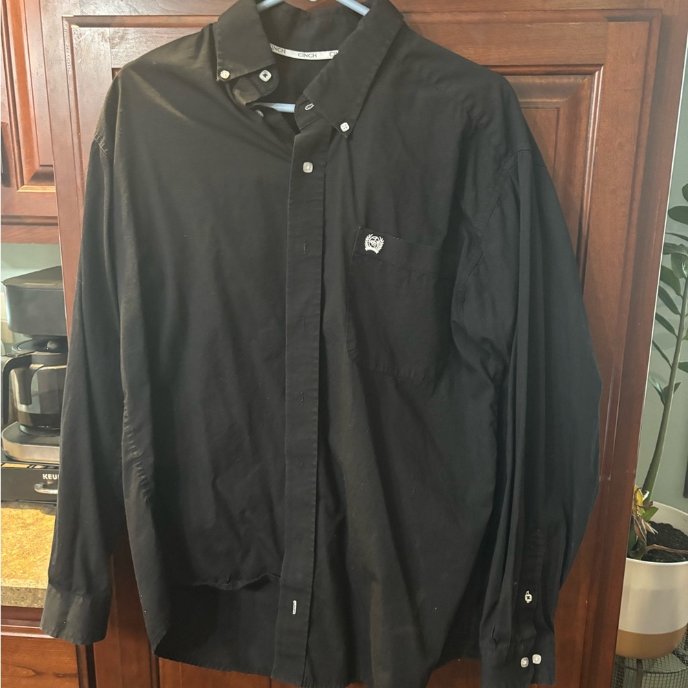 Black Button-Up Shirt